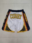 NBA 30 Curry Warriors champion shorts blanc